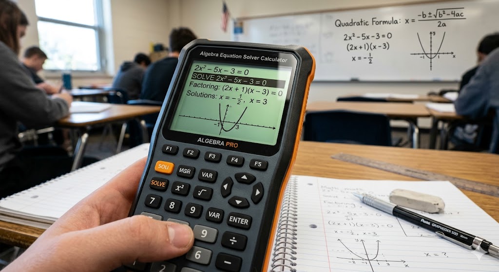 Algebra Equation Solver Calculator
