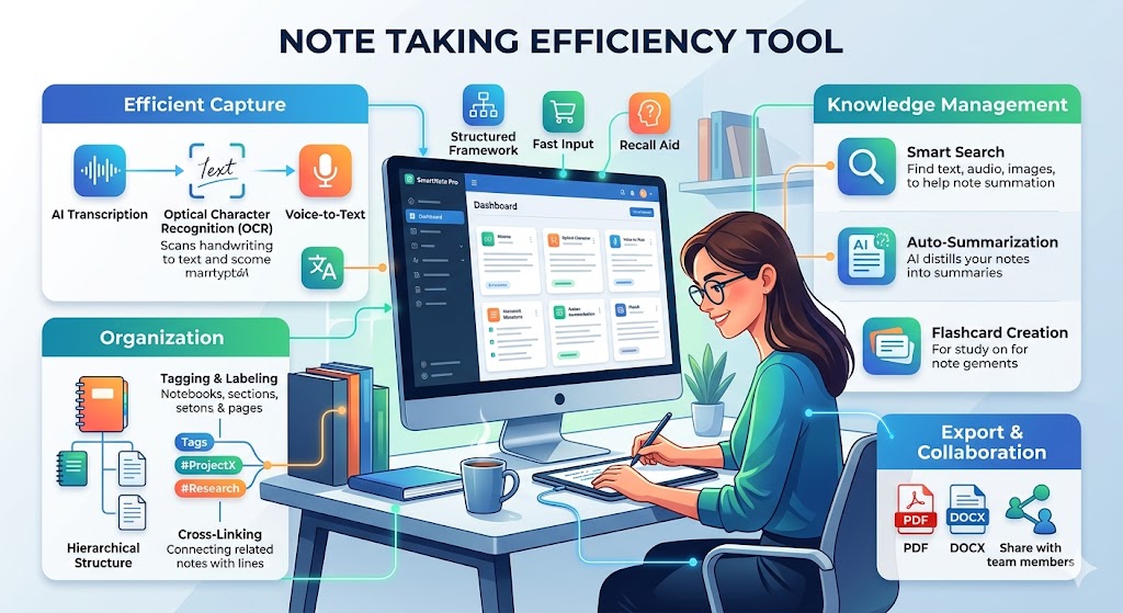 Note Taking Efficiency Tool