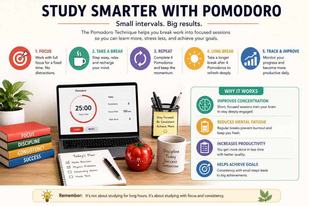 Pomodoro Timer Study Planner