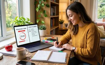 Pomodoro Timer Study Planner