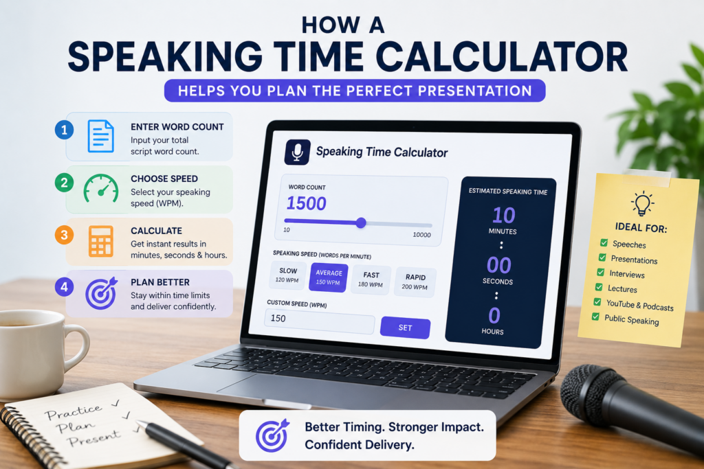 Speaking Time Calculator