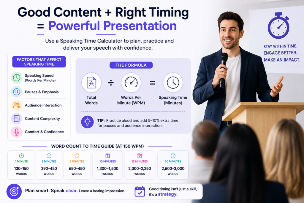 Speaking Time Calculator