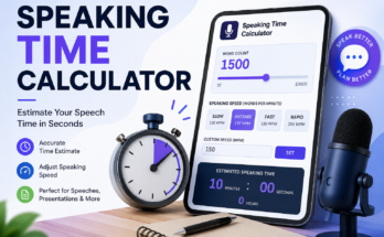 Speaking Time Calculator
