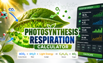 Photosynthesis Respiration Calculator