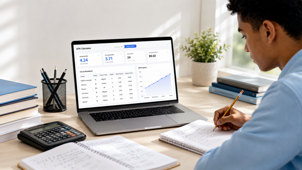 GPA Calculator Weighted Unweighted